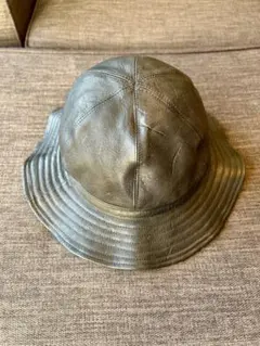 鹿皮 レザー バケットハット