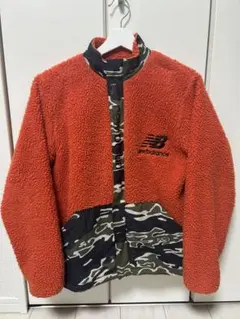 お値下げ☆new balance ボアフリースジャケット オレンジ 150