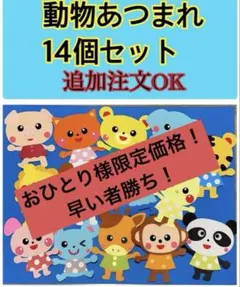 壁面　動物　一年　通年　年間　誕生日表　飾り　春夏秋冬　保育園　幼稚園　施設