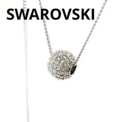 スワロフスキー ネックレス パヴェ ペンダント シルバー SWAROVSKI