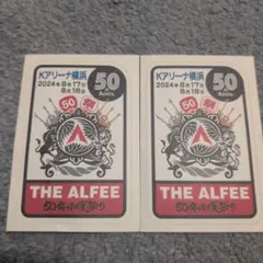 THE ALFEE 8月3日夏イベ銀テープ、 飛来物、来場特典カードホルダー他 THE ALFEE 8月3日夏イベ銀テープ、 飛来物、来場特典カード