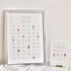 ウェディングツリー 結婚証明書［シンプル］結婚　ペーパー　おしゃれ　ゲスト　名前