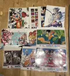 ドラゴンボール一番くじ　40周年記念　H賞イラストクリアポスター 11種類
