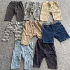 七部丈レギンス ショートパンツ 8点セット　80cm 80サイズ