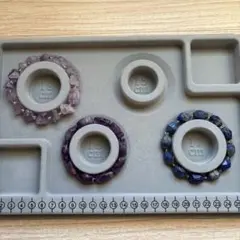 天然石 ブレスレット3本セット