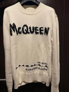 Alexander McQueen ロゴクルーネックニットのサムネイル