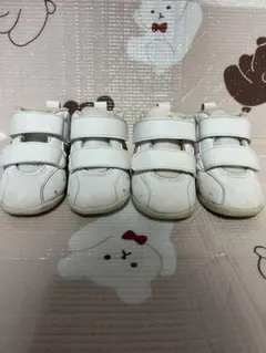 アシックス　asics スクスク　ピンク　ゴールド　13センチ　保育園　双子