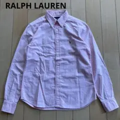 RALPH LAUREN ラルフローレン　長袖シャツ　ボタンダウン　ピンク　7