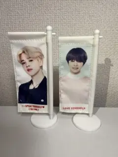 BTS ジミン  JIMINミニフラッグ 2点セット