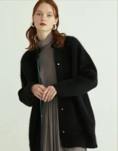 エレンディーク　ラクーンカーディガン　黒