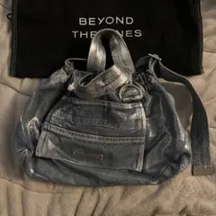 BEYOND THE VINES デニム メタリック加工 ショルダーバッグ - メルカリ