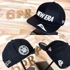 レア/廃番【ニューエラ】モノトーン マルチロゴ NE ゴルフ キャップ 黒×白