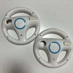 Wii ハンドル 2個セット ホワイト