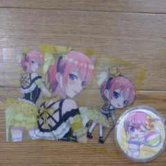 五等分の花嫁 中野一花 缶バッチとカードセット