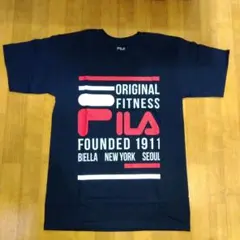 FILA フィラ/ORIGINAL FITNESS/半袖Tシャツ/ネイビー/S