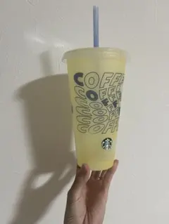 スターバックス カラーチェンジ　リユーザブルカップ 美品 710ml