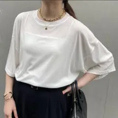 ロキト コード刺繍 Tシャツ ブラウス mame toga murral - メルカリ