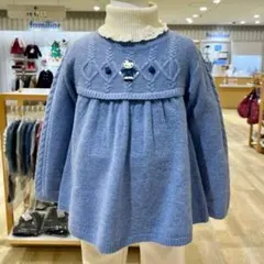 【新品未使用】ファミリア familiar チュニック ニットセーター 80