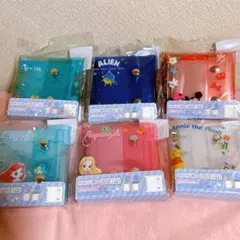 ディズニー 2WAYシール帳(M) 全6種セット　おまけ　シール付き　リフィル