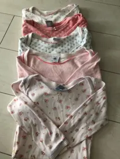 プチバトー 81センチ 美品 ロンパース セット