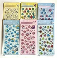 しずくちゃん　ボンボンドロップシール　6種セット　ダンボール発送