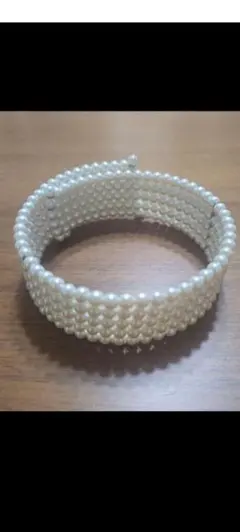 5連パール チョーカー ホワイト 結婚式 オケージョン入学式 VERYstory