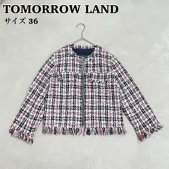 2025年最新】TOMORROWLAND レディース ノーカラージャケットの