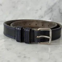 即完 コムデギャルソン オム GARCONS レザーベルト ブラック - メルカリ