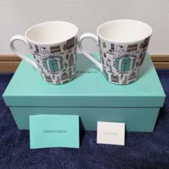 【未使用】ティファニー TIFFANY＆Co マグカップ ペアカップ 5TH