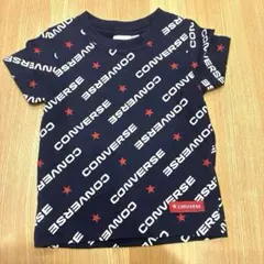 CONVERSE ネイビー ロゴ Tシャツ 90〜95cm