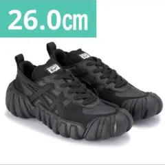 26.0㎝ オニツカタイガー デンティグレ エルエス ブラック Onitsuka