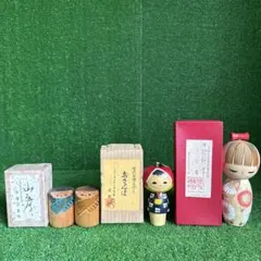 4F こけし まとめ売り 創作こけし 民芸品 木工品 11点セット アンティーク 2026年最新】創作こけしの人気アイテム - メルカリ