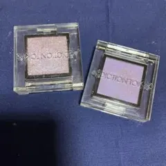 アディクション　ラメ入りパープルアイシャドウ2個セット