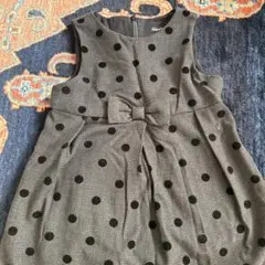 BeBe ドット柄 ワンピース 110