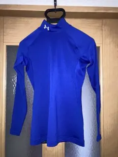 アンダーアーマー アンダーシャツ 長袖 サッカー 野球 ソフトボール M ブルー