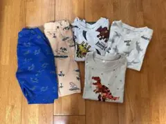 恐竜柄 Tシャツ ハーフパンツ セット まとめ売り