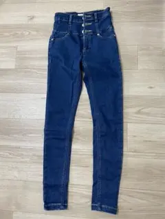 エモダ　ハイウェスト　スキニーデニム