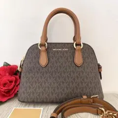 《新品　正規品》MICHAEL KORS ショルダーバッグ　ブラウン　レザー