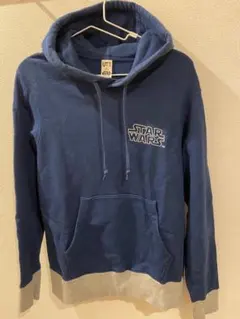 STAR WARS ネイビー フードパーカー M