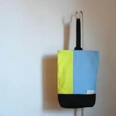 帆布製マルチカラーの上履き袋