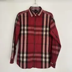 BURBERRY レッドチェック 長袖シャツ L