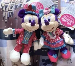 ミニー ミッキー ぬいぐるみバッジ ディズニー パルパルーザ ファンダーランド