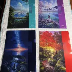 mocha展　クリアファイル　四季眺望