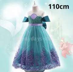アリエル ドレス キッズ 仮装 プリンセス ドレス ハロウィン コスプレ 人魚姫