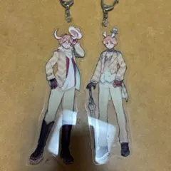 ヘタリア　イタリア　ドイツ　角アクリルキーホルダー　ビッグ　つのたりあ ヘタリア イタリア ドイツ 角アクリルキーホルダー ビッグ つのたりあ