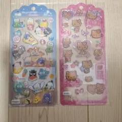 ドロップジェリーシール　はぴだんぶい　日焼けキティ