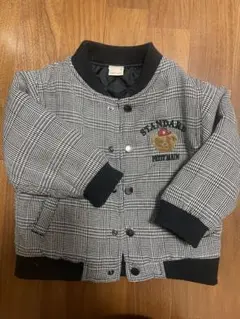 petit main チェック柄ブルゾン　90