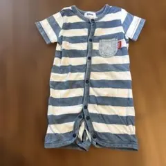 EDWIN ストライプロンパース