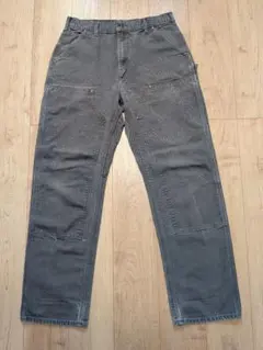 Carhartt グレー　MADE　IN　USA ダブルニーペインターパンツ