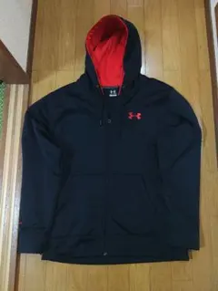 Under Armour STORM フルジップパーカー ブラック/レッド